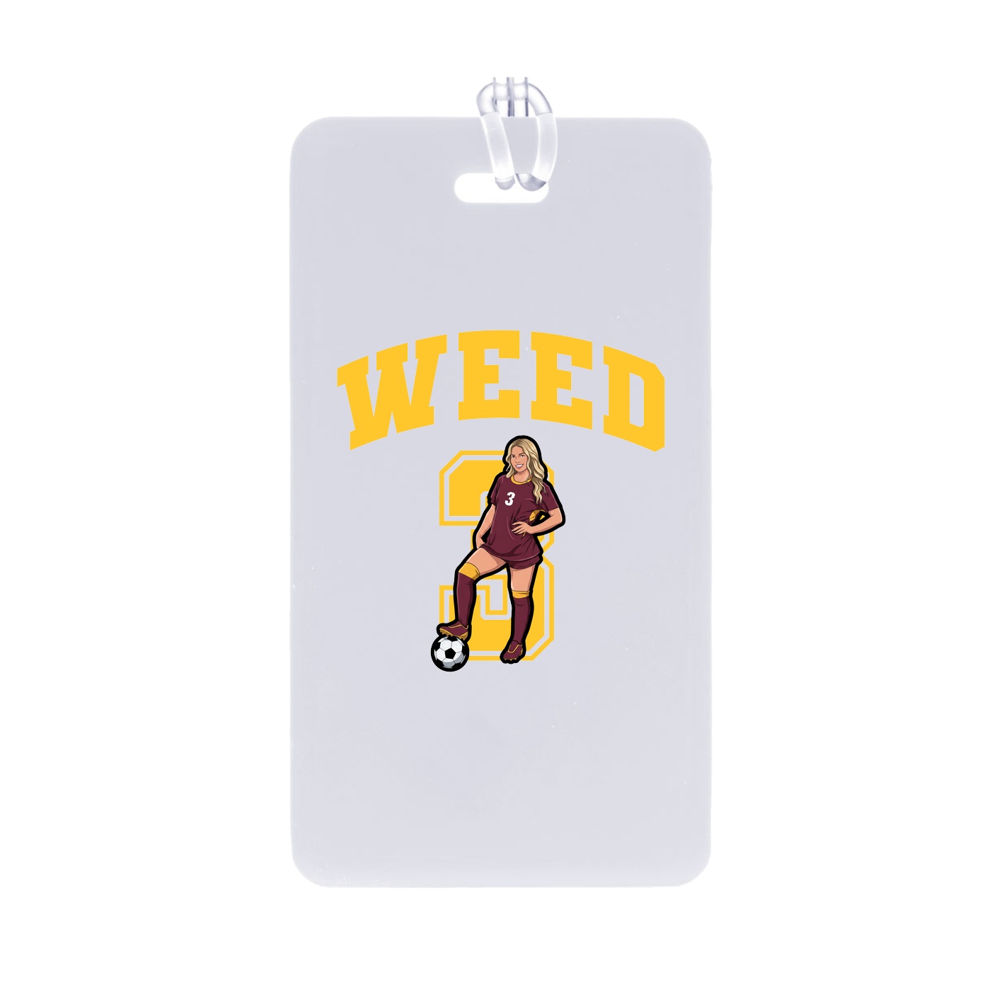 Bag Tag — Number in Classic