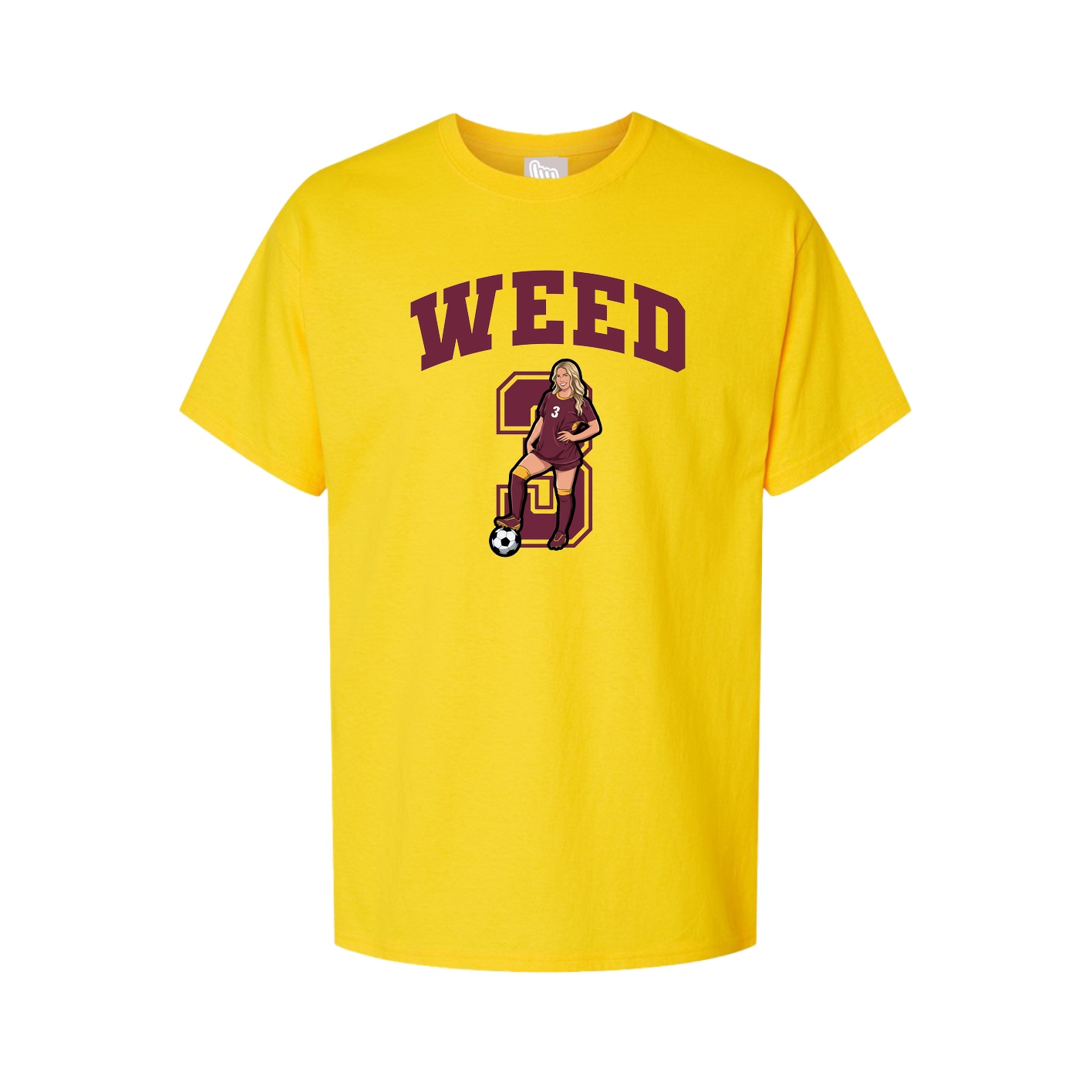 Tee — Number in Gold