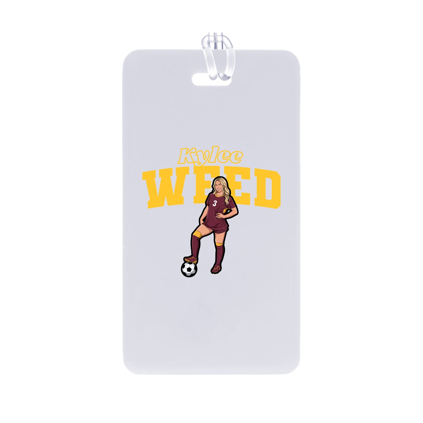 Bag Tag — Name Arch in Classic