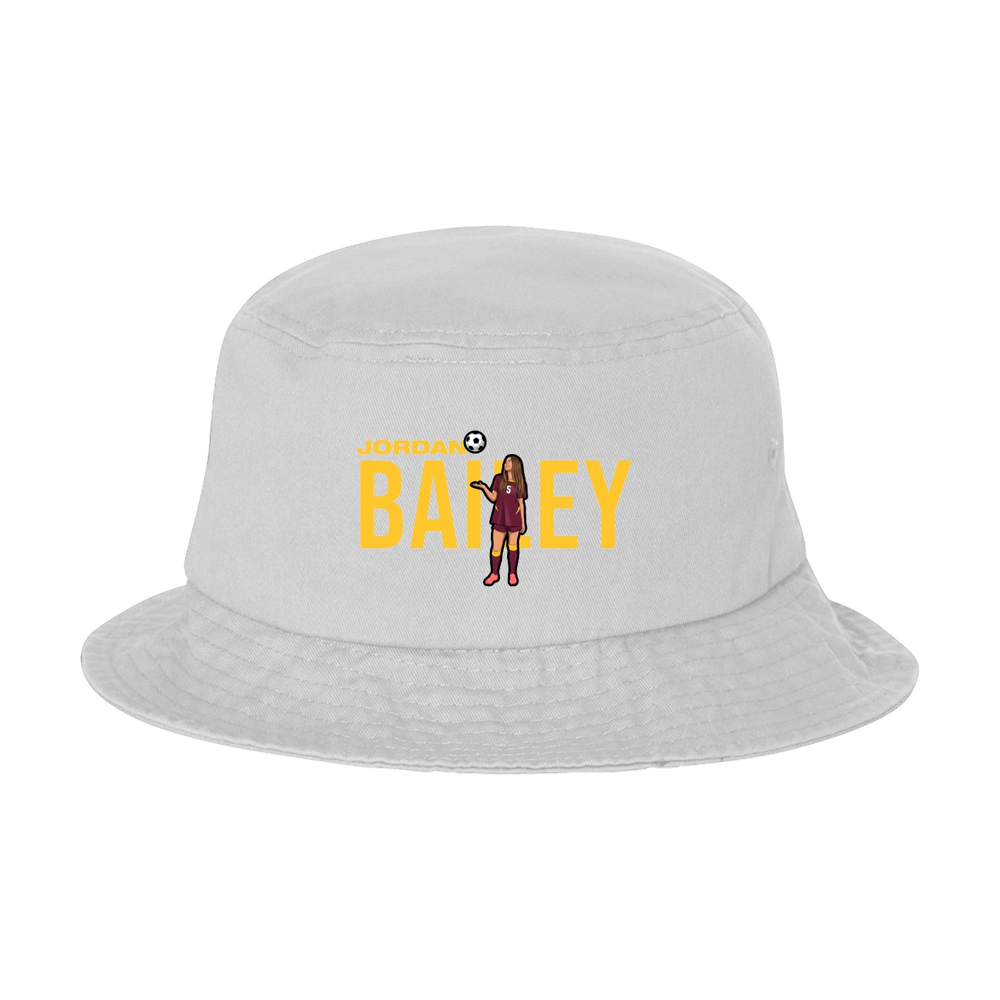 Bucket Cap — Player Name in White