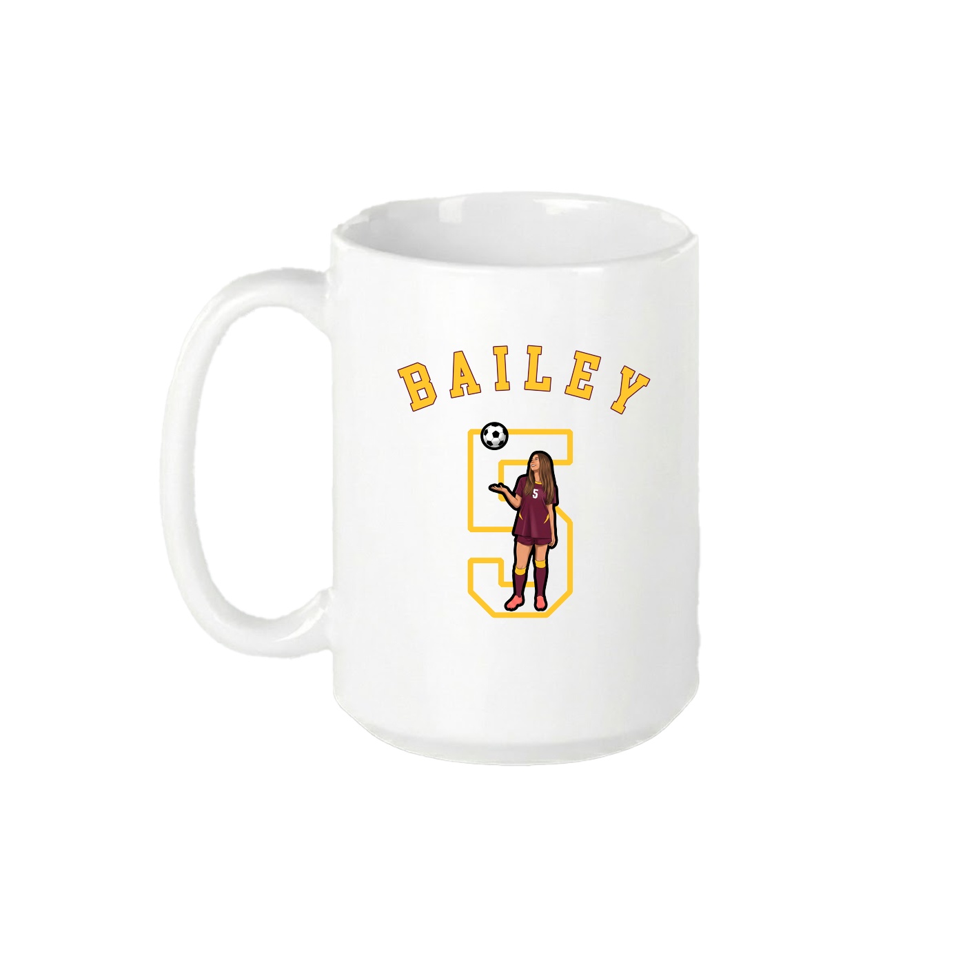 15oz Coffee Mug — Shirsey Arch in White