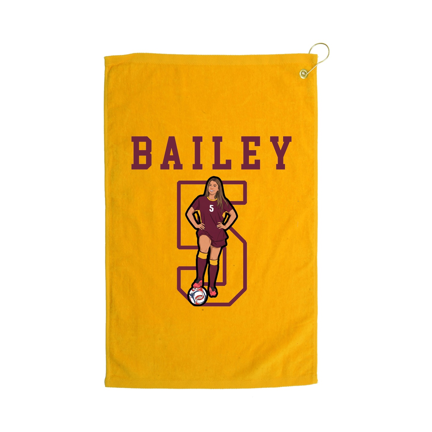 Golf Towel — Shirsey in Gold