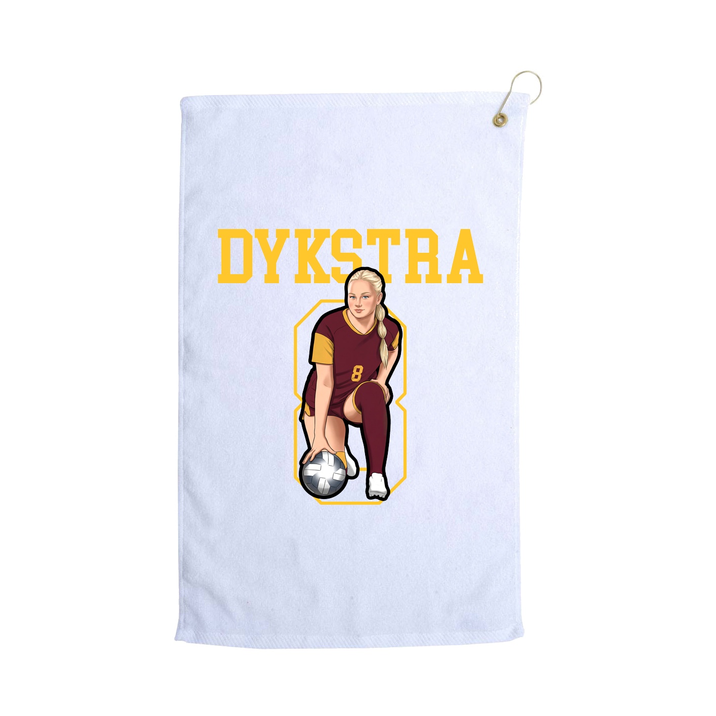 Golf Towel — Shirsey in White
