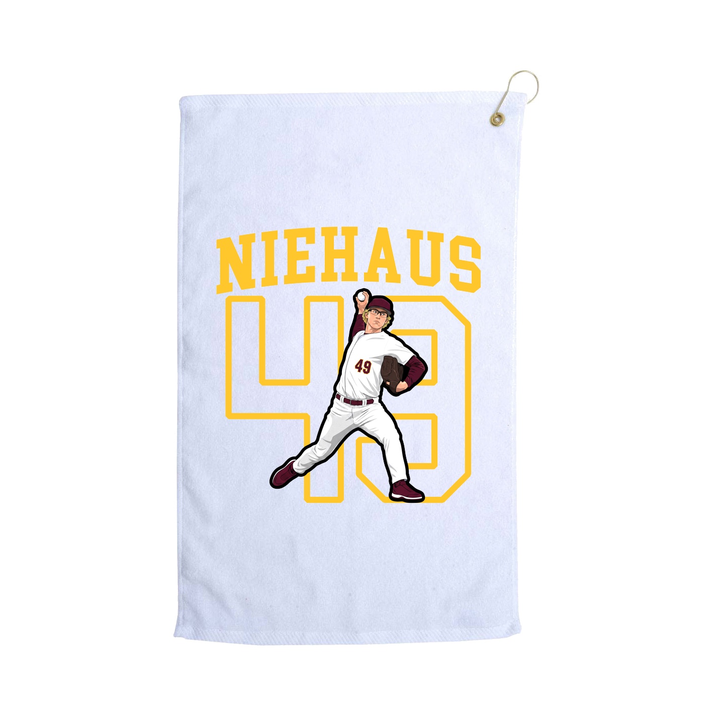 Golf Towel — Shirsey in White
