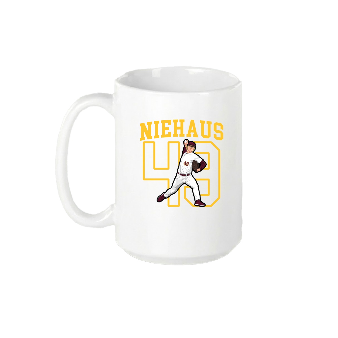 15oz Coffee Mug — Shirsey in White