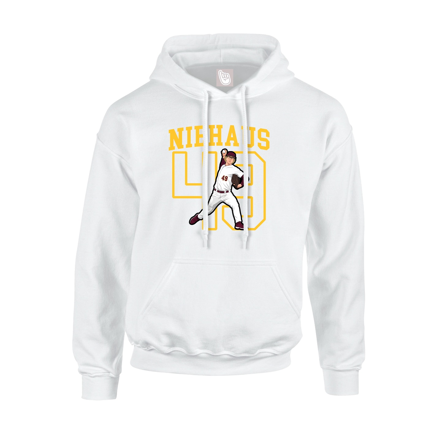 Youth Hoodie — Shirsey in White