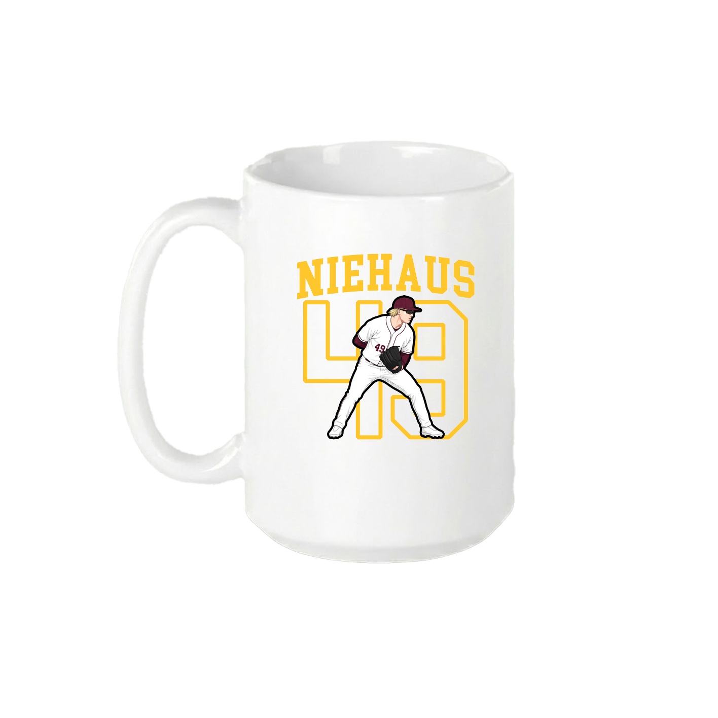 15oz Coffee Mug — Shirsey in White