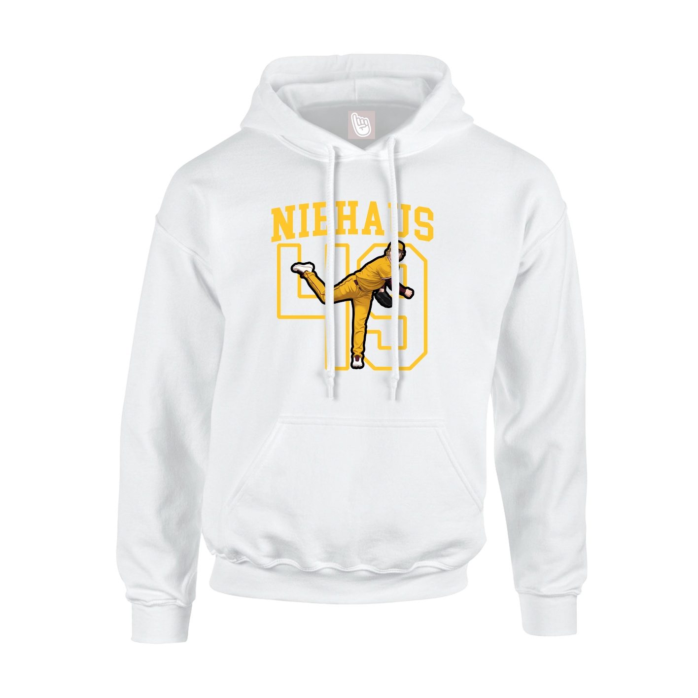 Hoodie — Shirsey in White