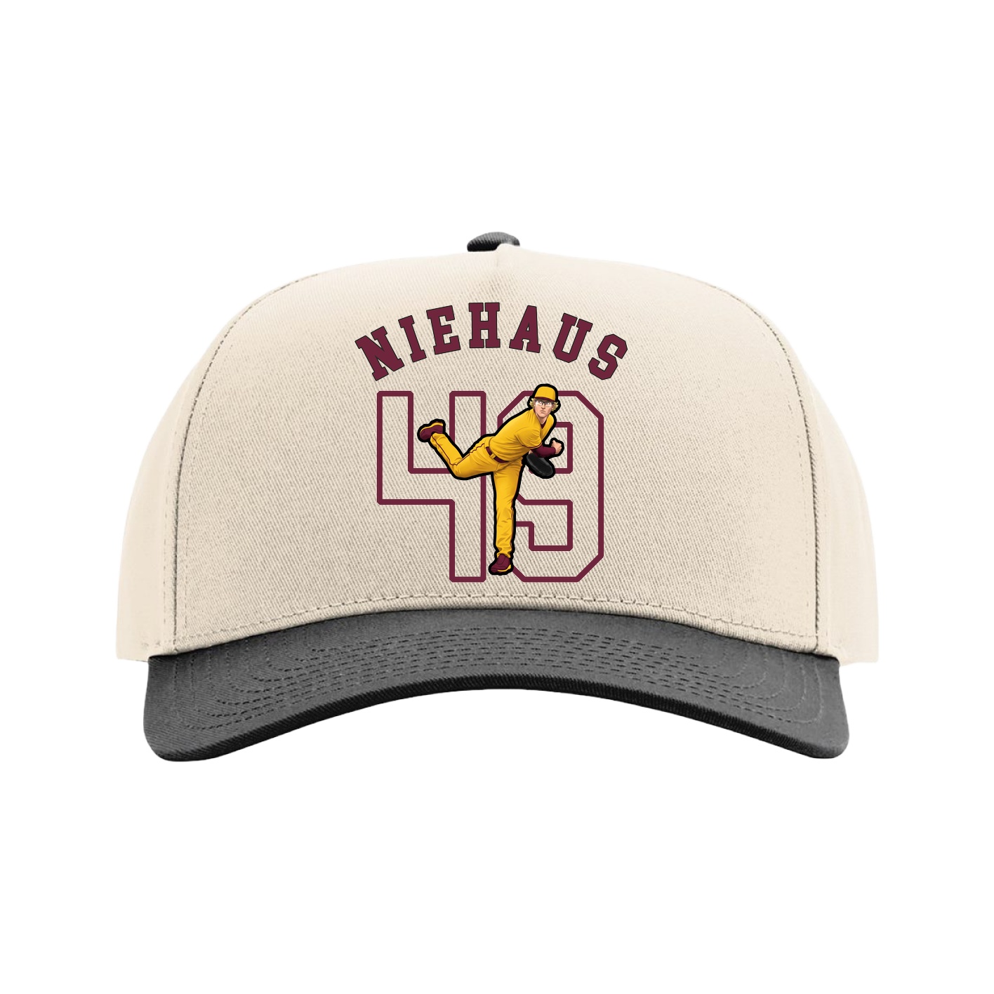 Full Fabric Five-Panel Champ Cap