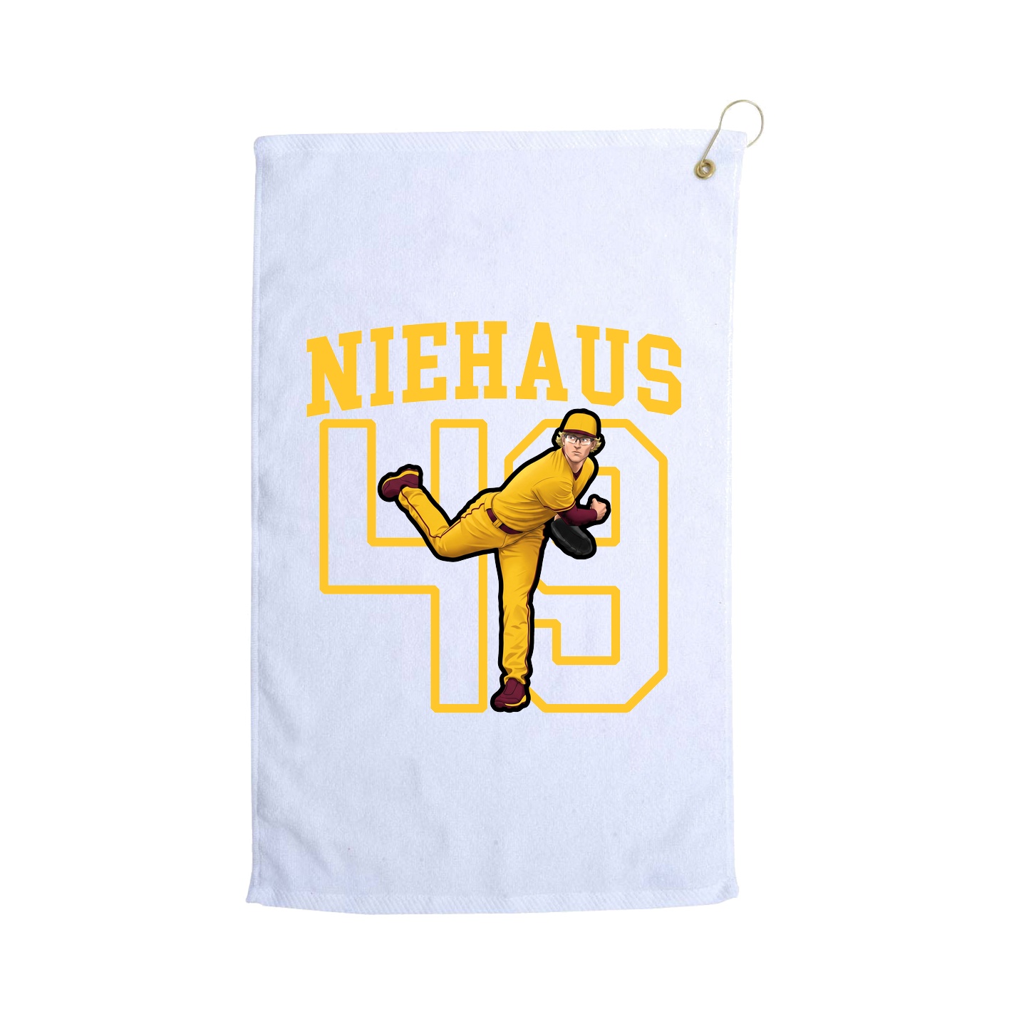 Golf Towel — Shirsey in White