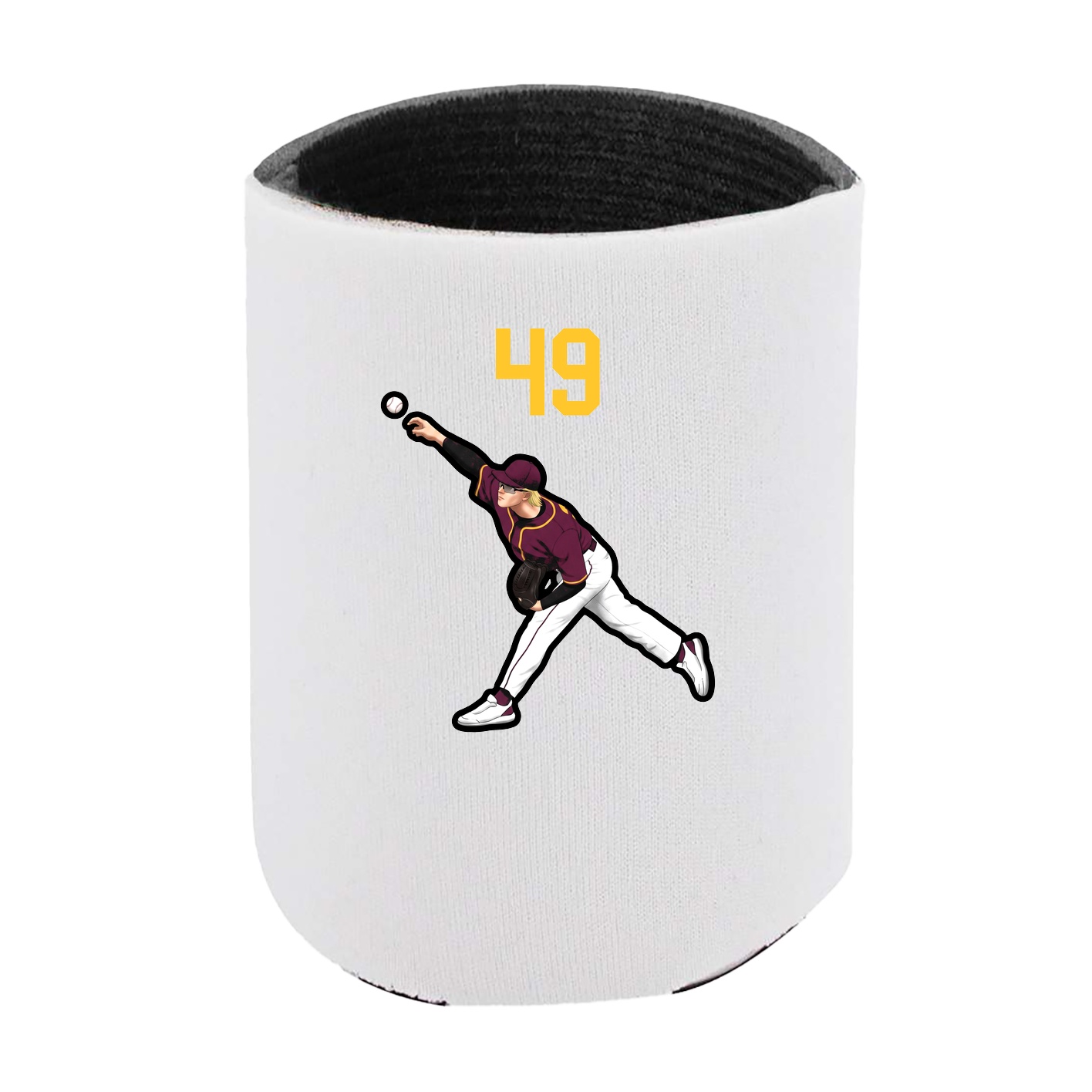 Can Holder — Number Top in White