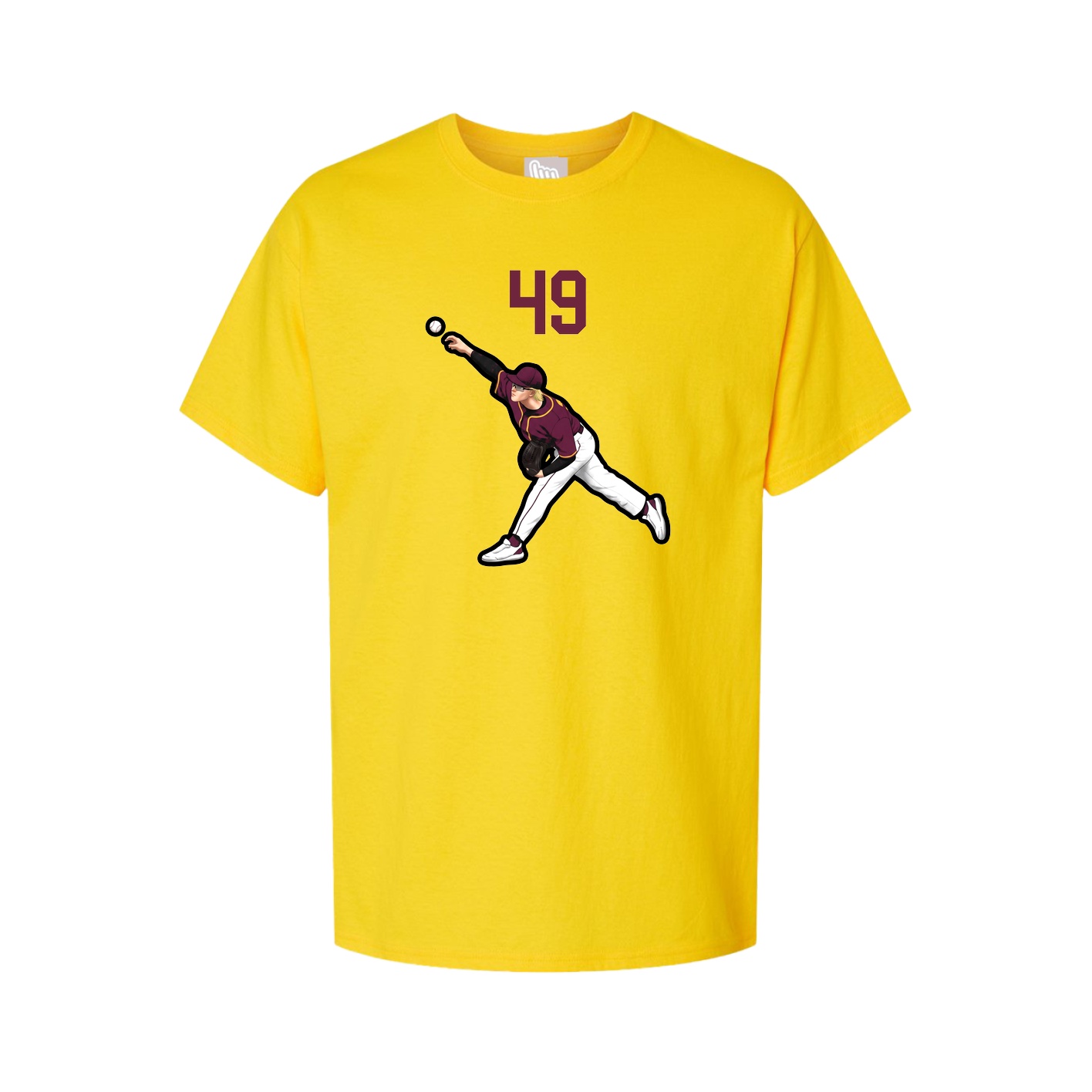 Tee — Number Top in Gold