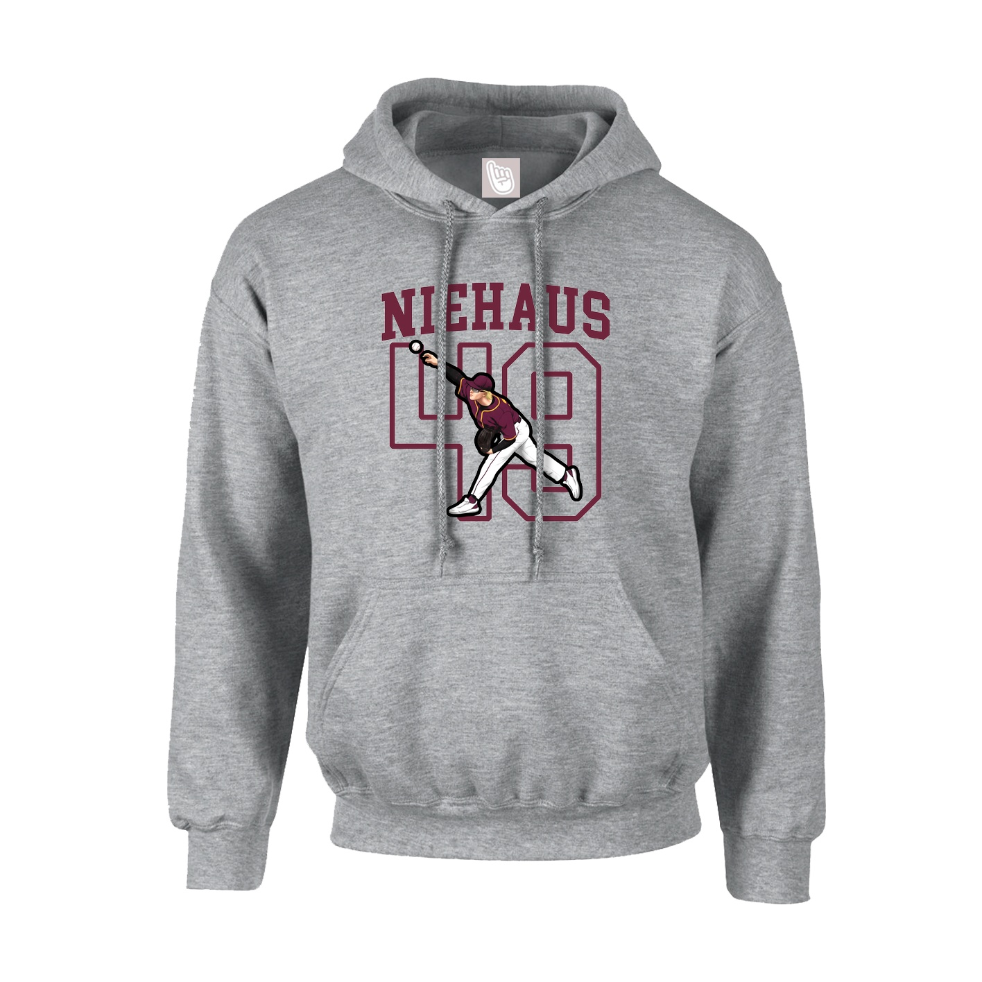 Hoodie — Shirsey in Grey