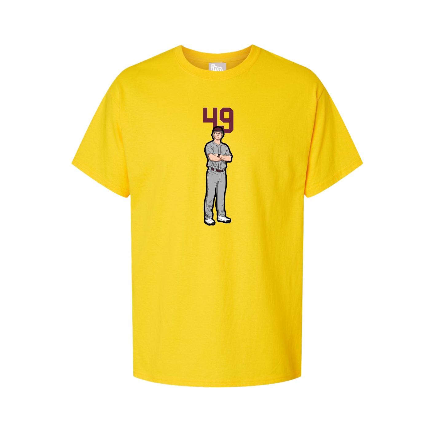 Tee — Number Top in Gold