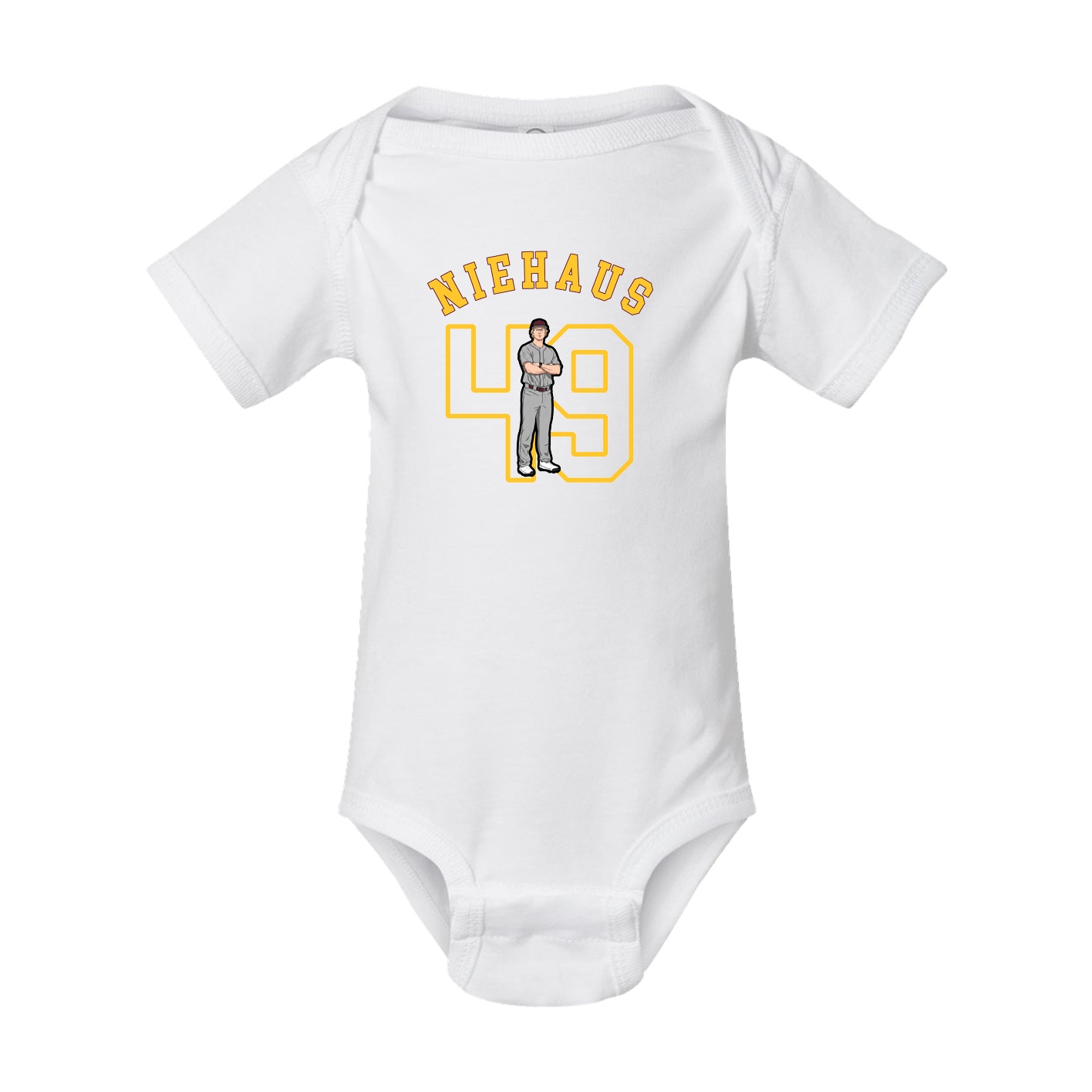 Baby Onesie — Shirsey Arch in White