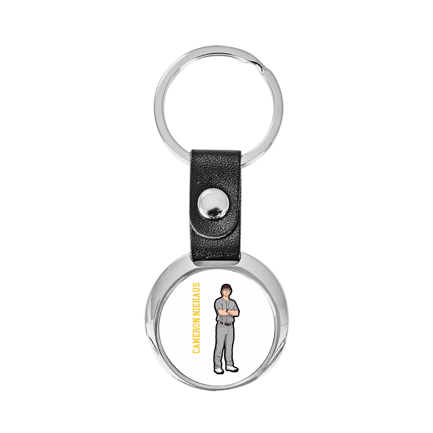Key Chain — Name Vertical in Classic