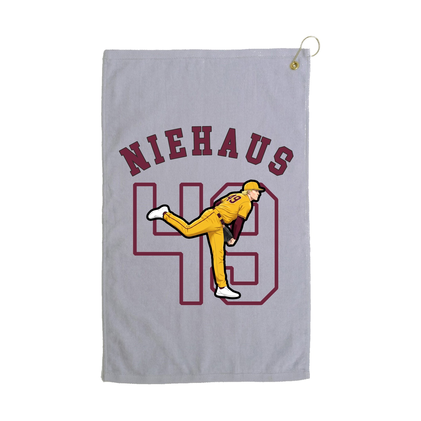 Golf Towel — Shirsey Arch in Grey