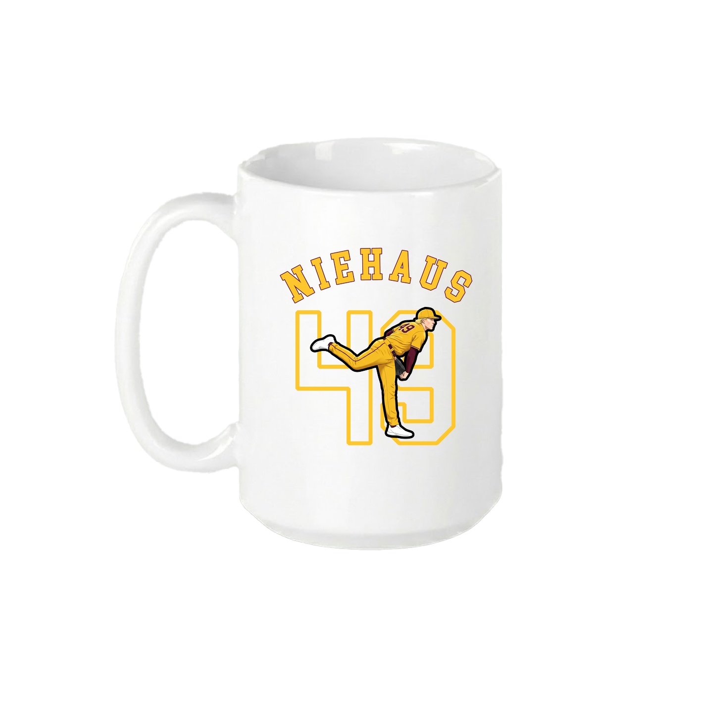 15oz Coffee Mug — Shirsey Arch in White