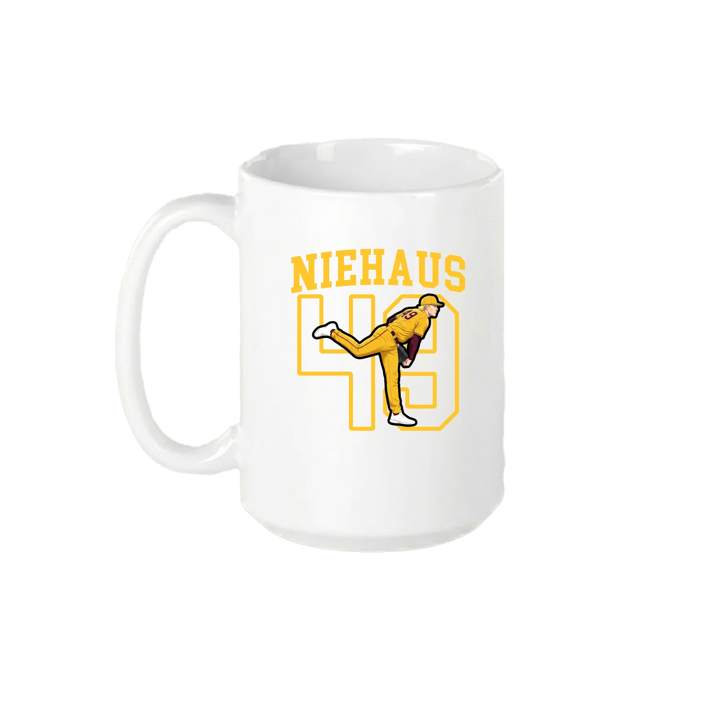 15oz Coffee Mug — Shirsey in White