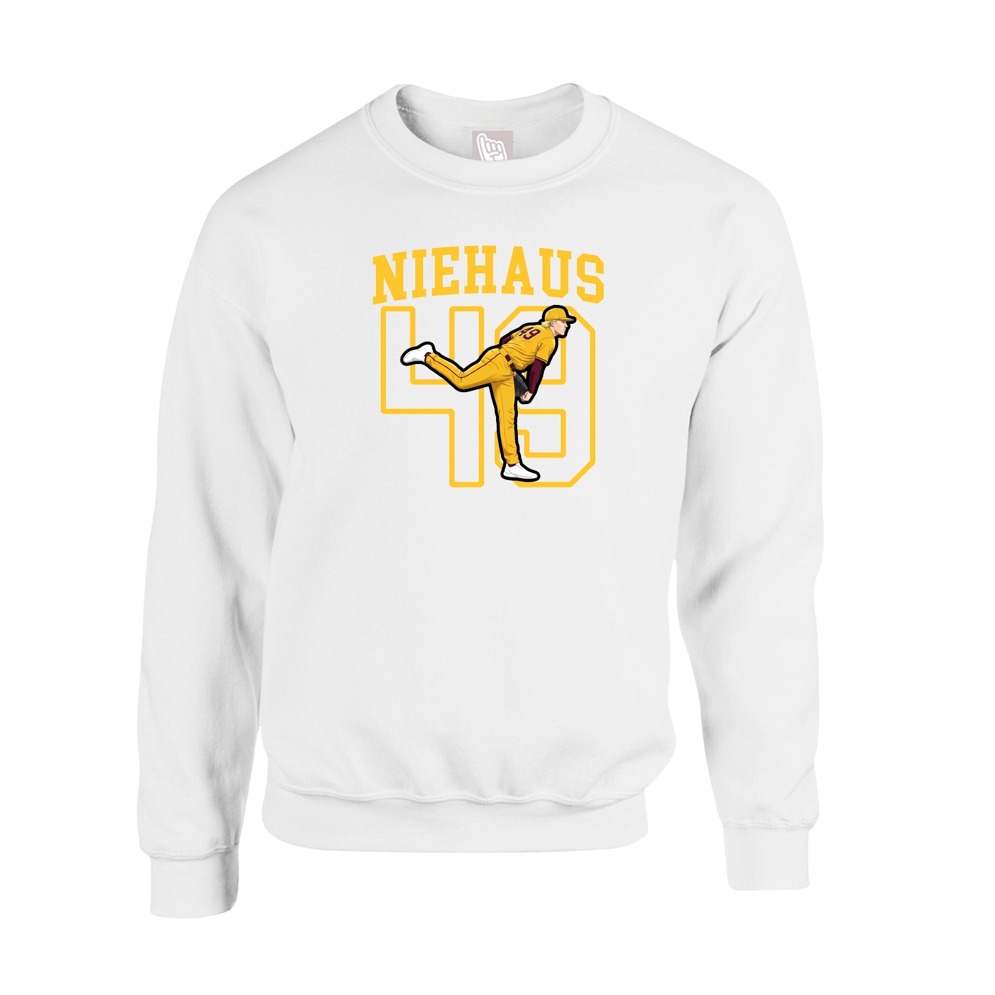 Fleece Crew — Shirsey in White