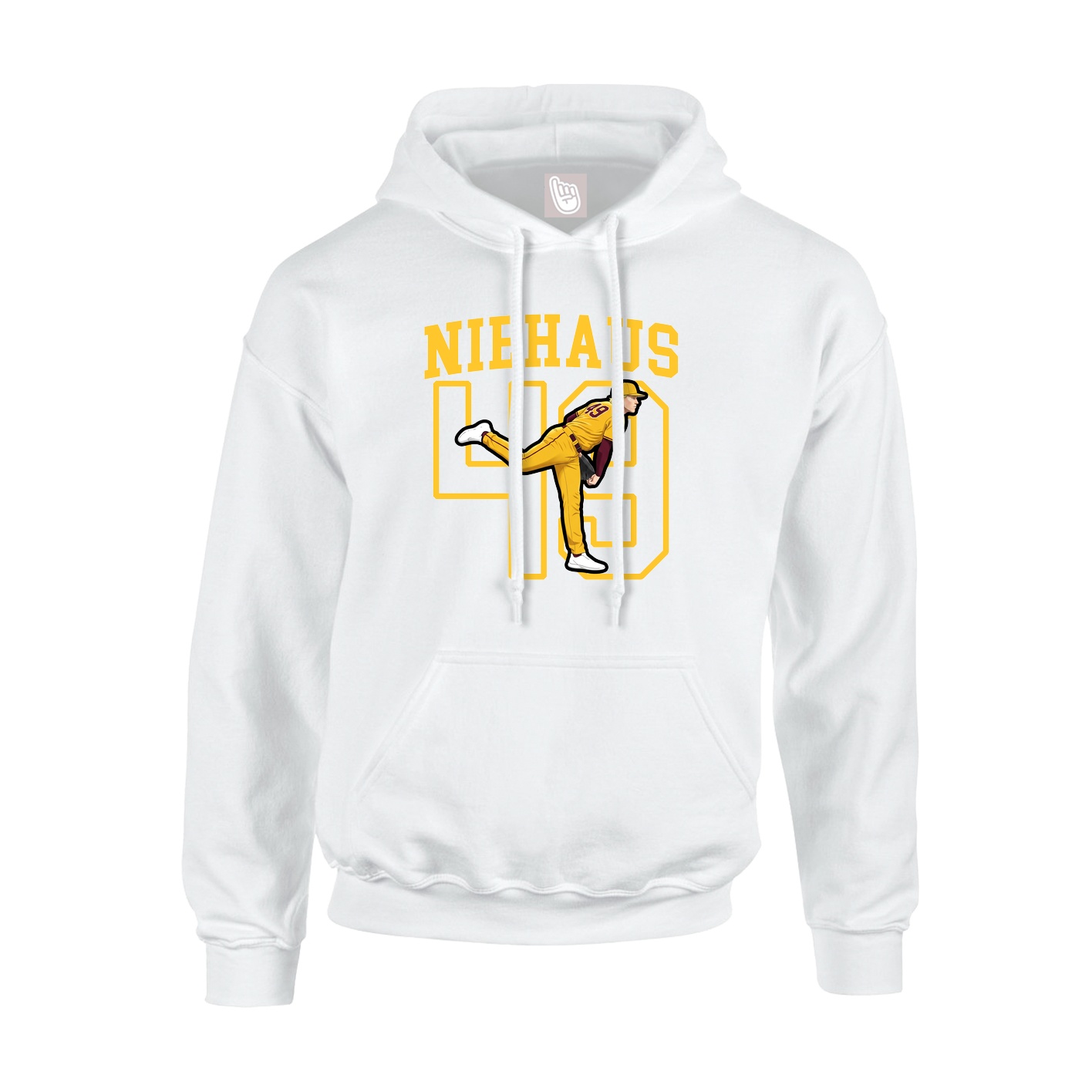 Youth Hoodie — Shirsey in White