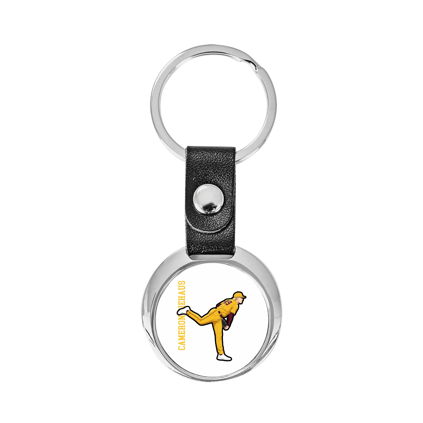 Key Chain — Name Vertical in Classic