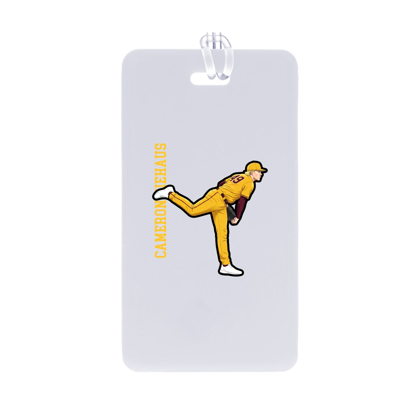 Bag Tag — Name Vertical in Classic
