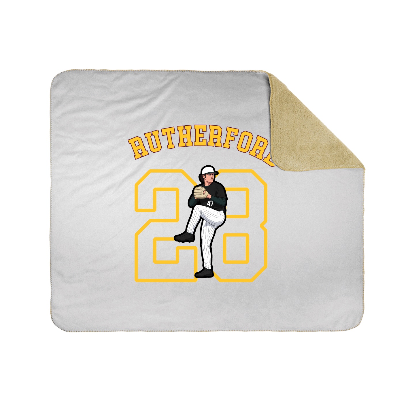 Throw Blanket — Shirsey Arch in White