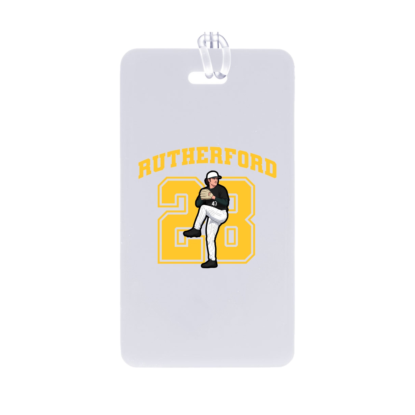 Bag Tag — Number in Classic