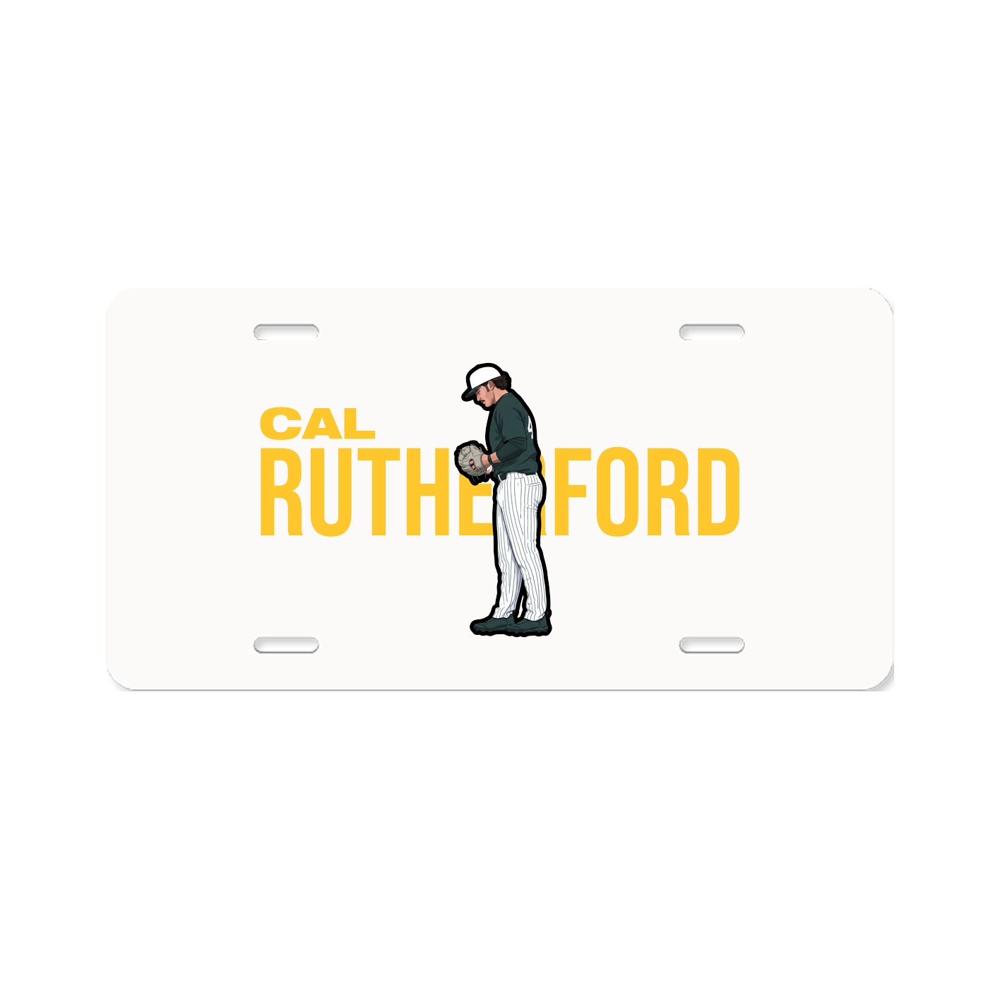 License Plate — Player Name in Classic