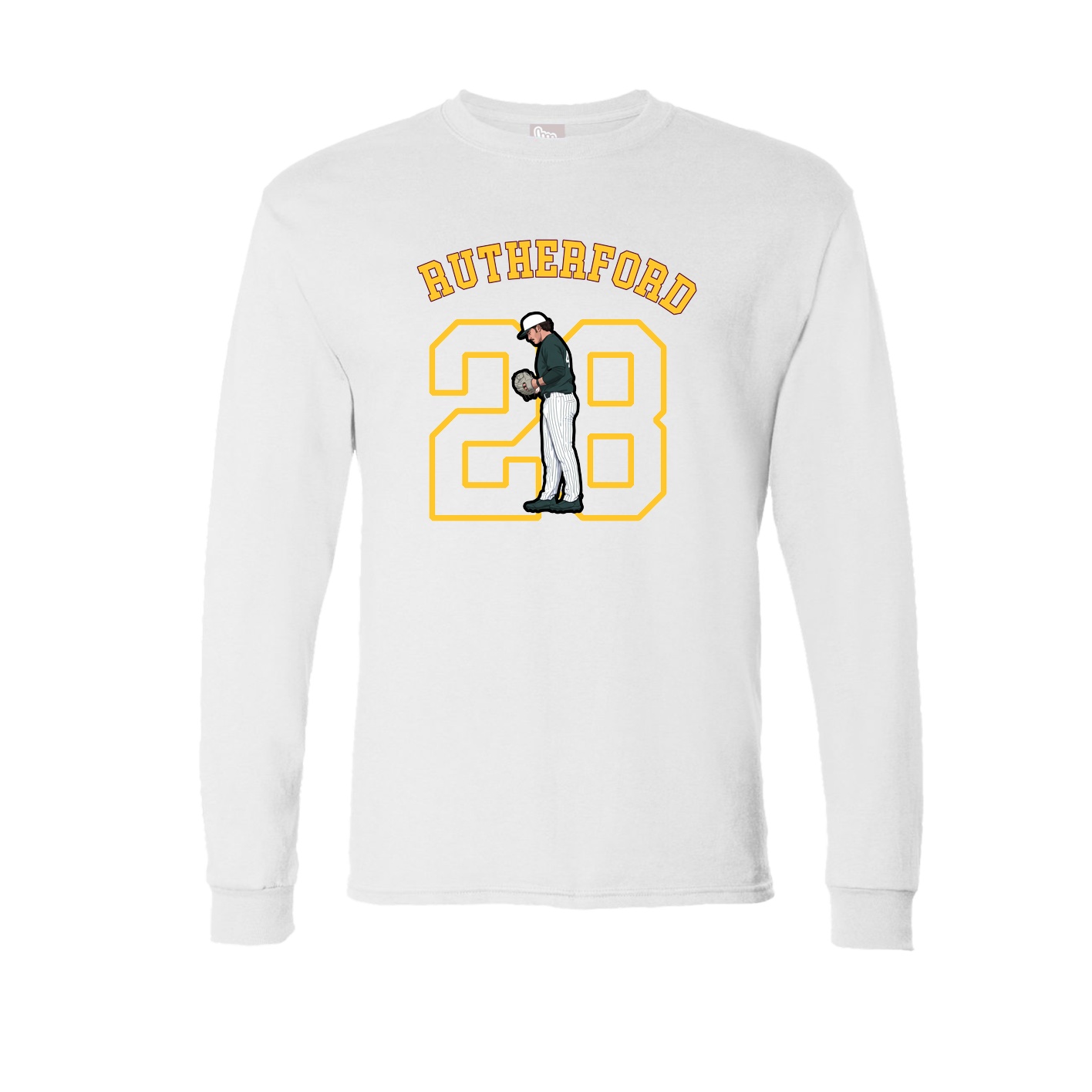 Long Sleeve Tee — Shirsey Arch in White