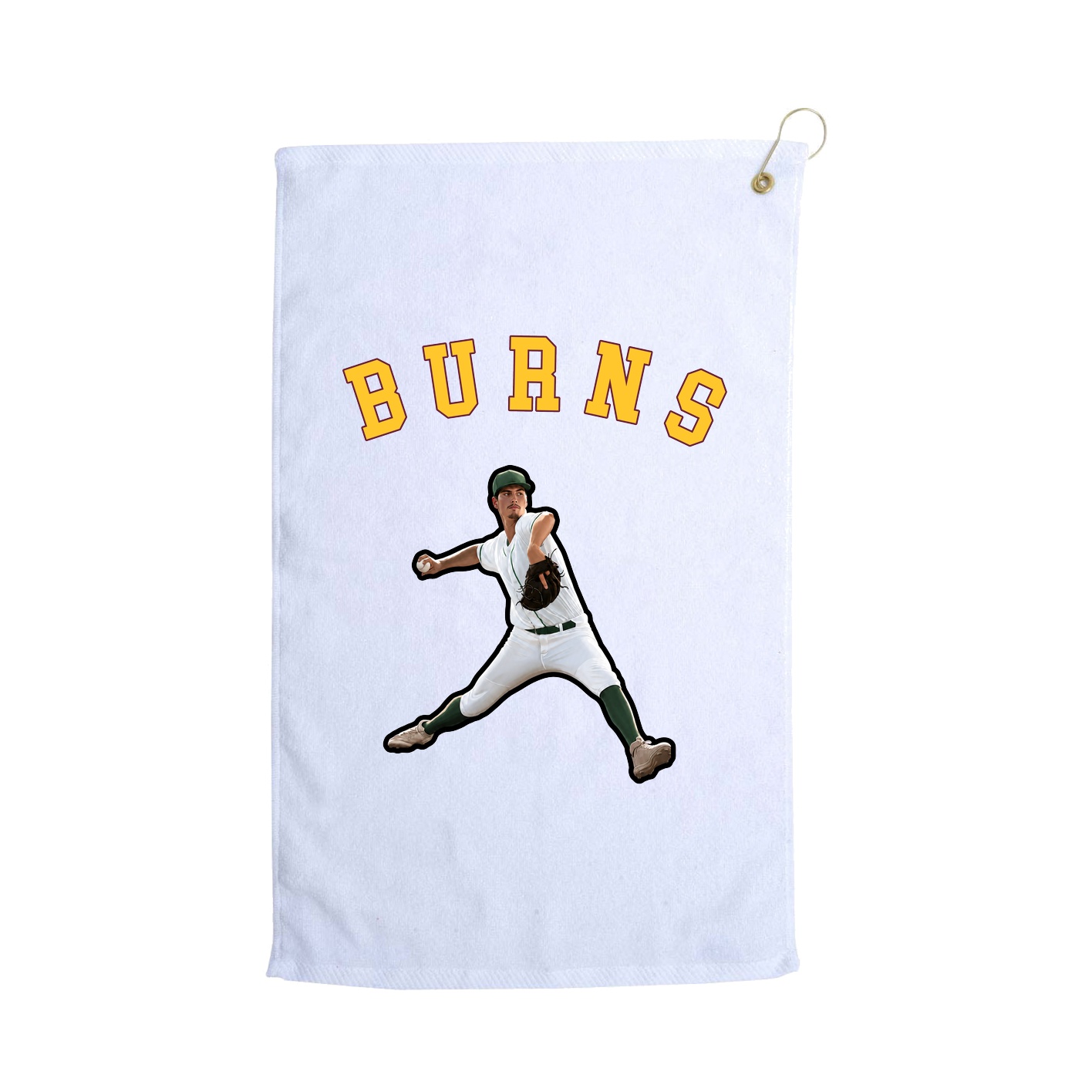 Golf Towel — Shirsey Arch in White