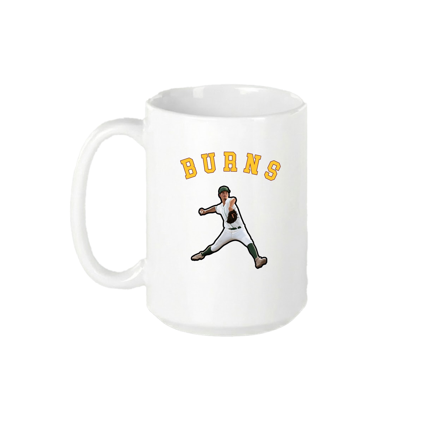 15oz Coffee Mug — Shirsey Arch in White