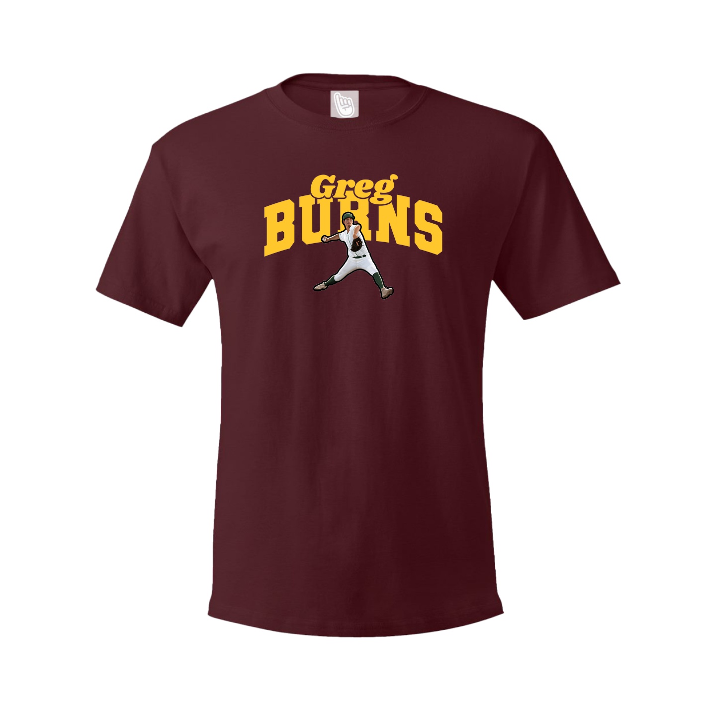 Tee — Signature Arch in Maroon