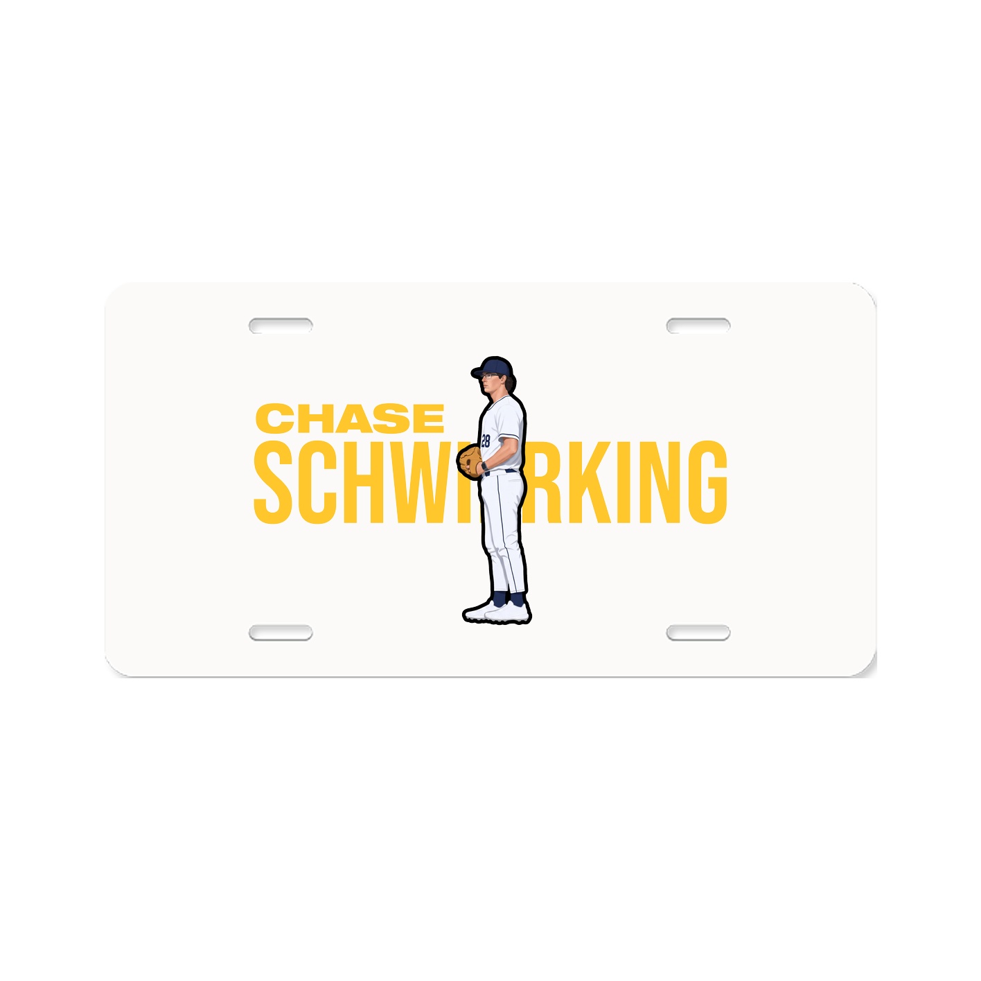 License Plate — Player Name in Classic