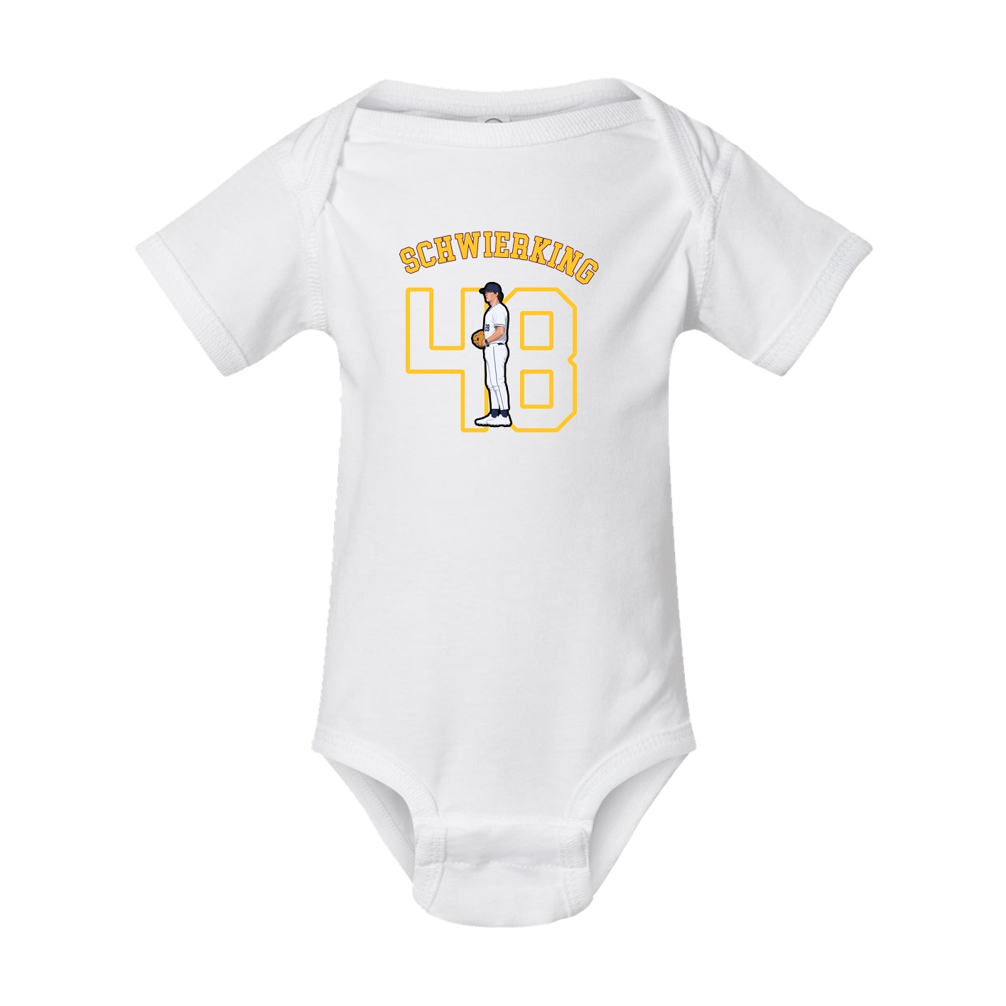 Baby Onesie — Shirsey Arch in White