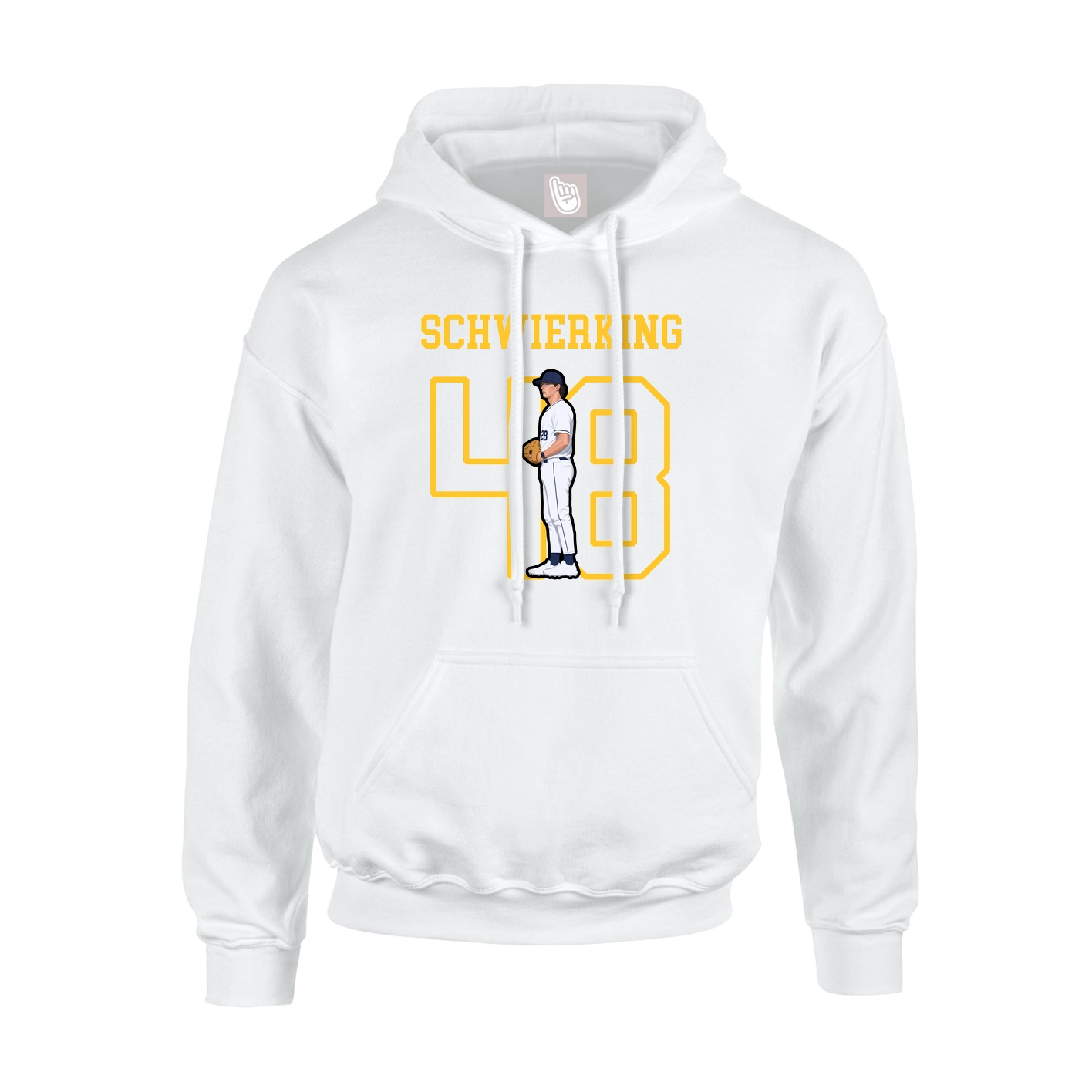 Youth Hoodie — Shirsey in White