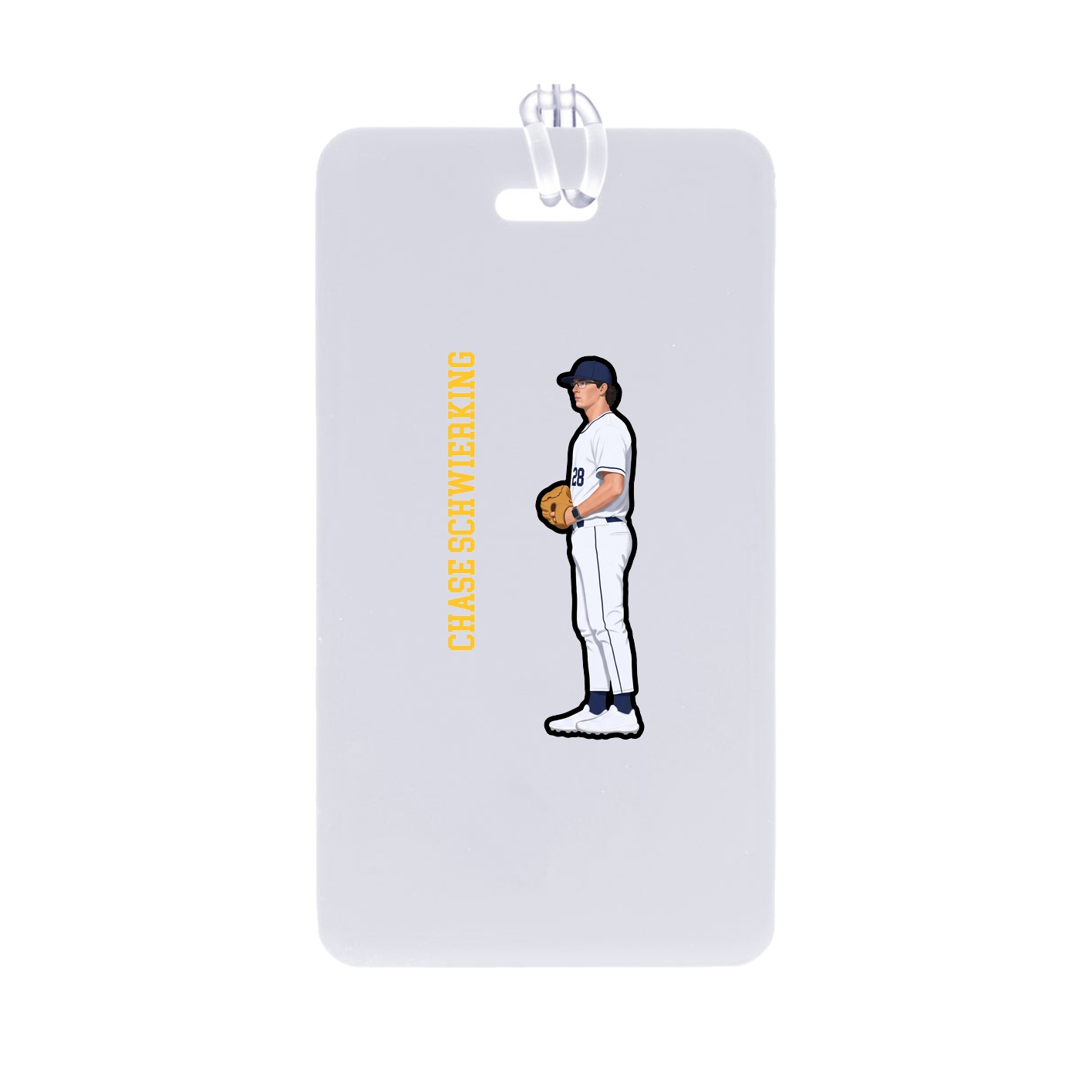 Bag Tag — Name Vertical in Classic