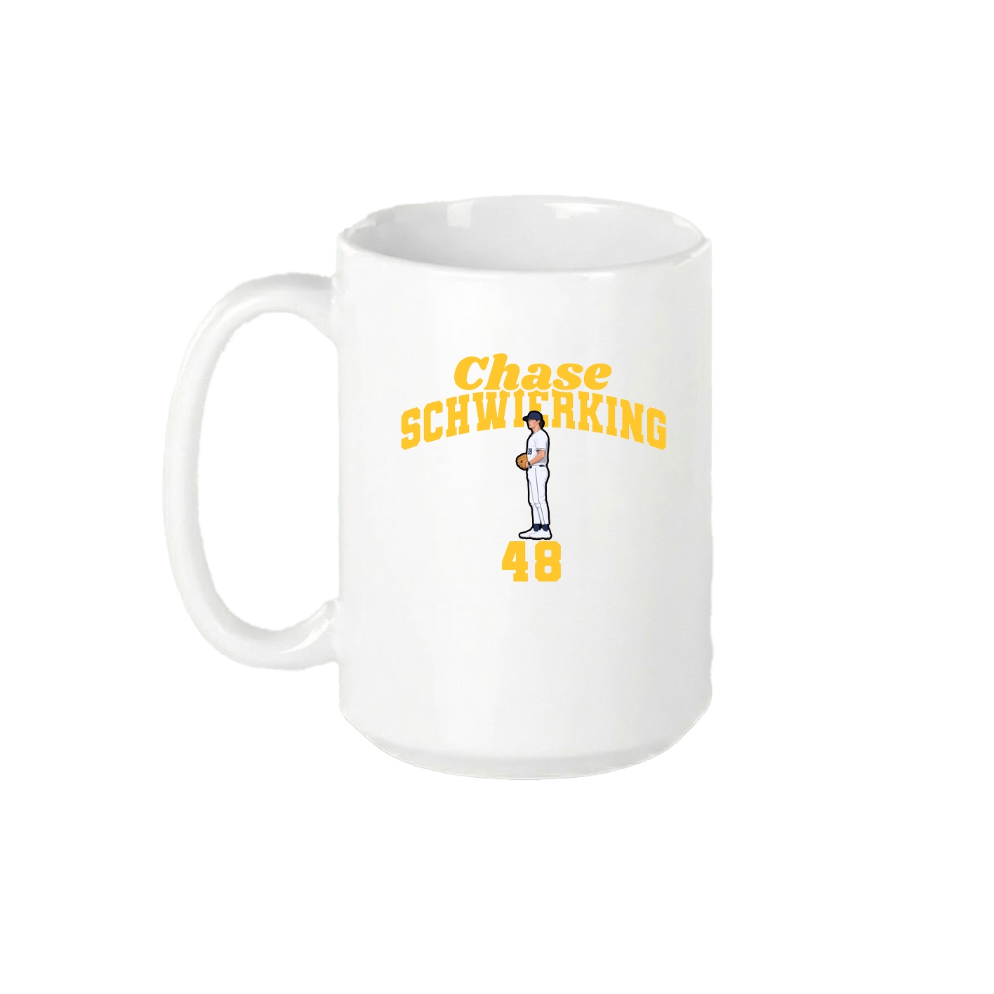 15oz Coffee Mug — Signature Arch in White