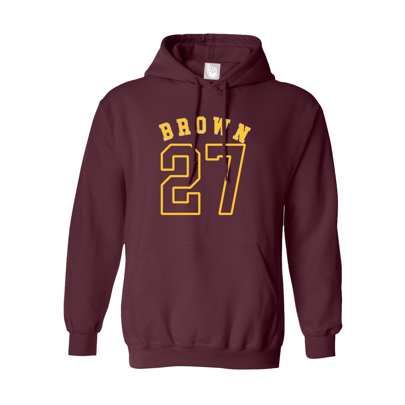 Hoodie — Shirsey Arch in Maroon