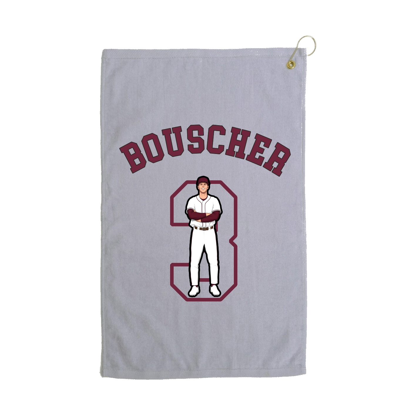 Golf Towel — Shirsey Arch in Grey