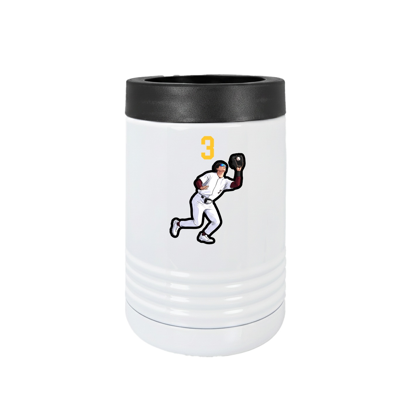 Beverage Holder — Number Top in White