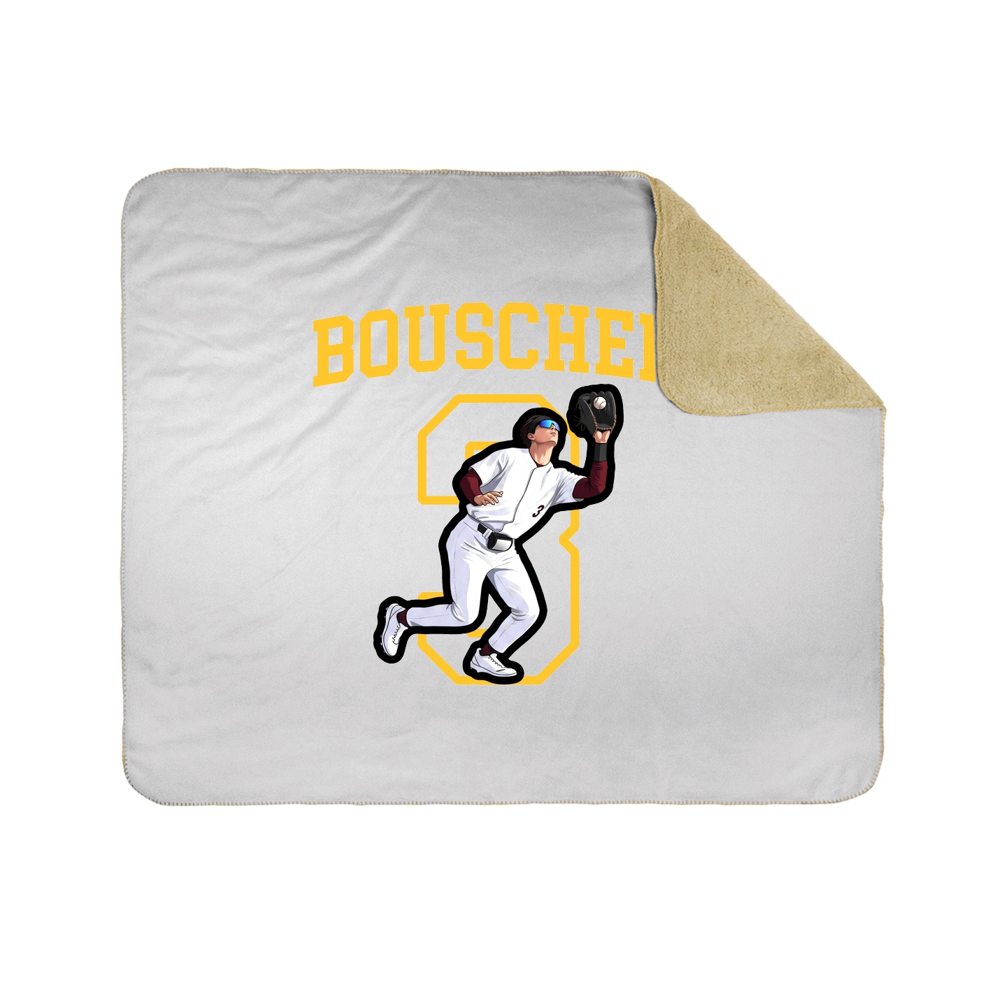 Throw Blanket — Shirsey in White