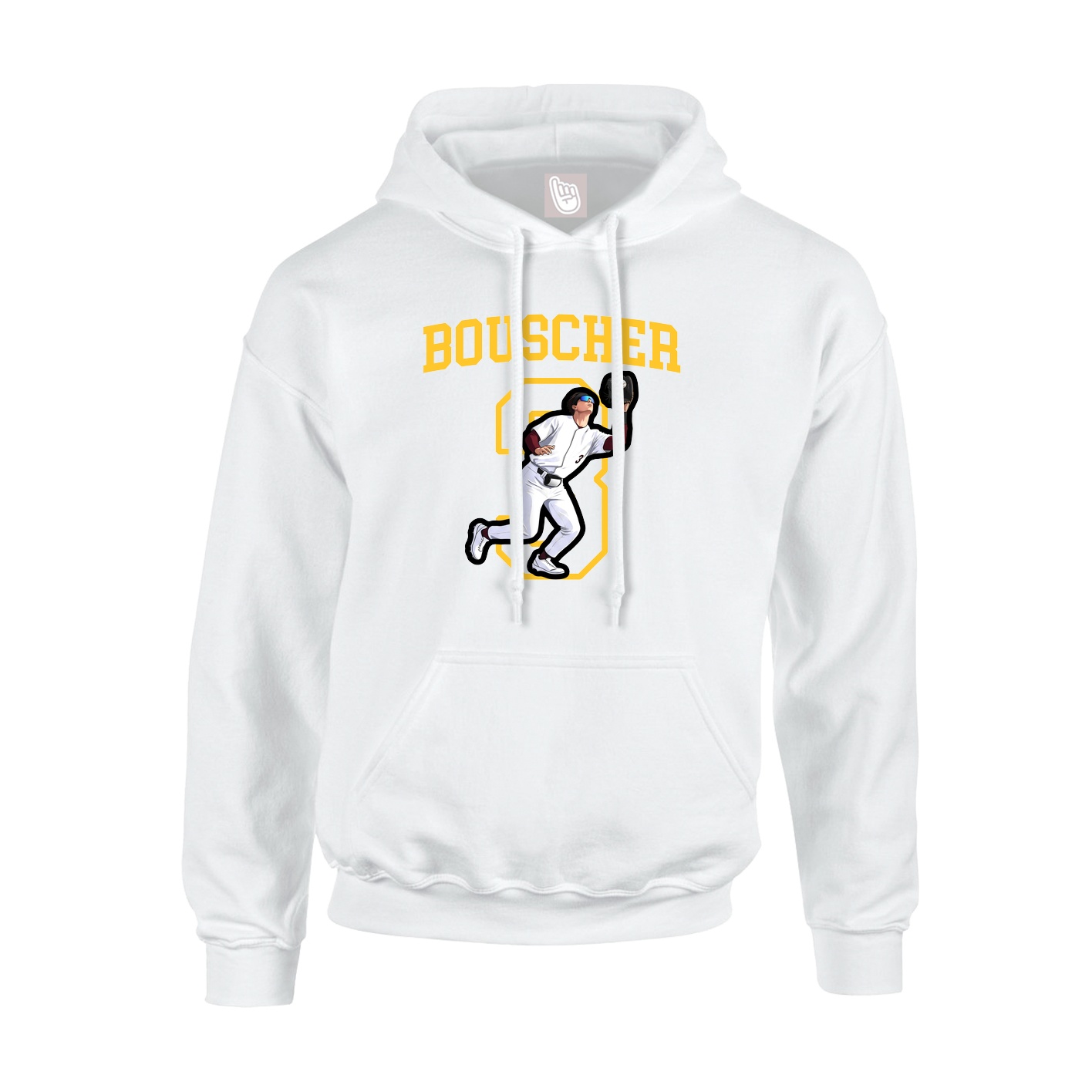 Youth Hoodie — Shirsey in White