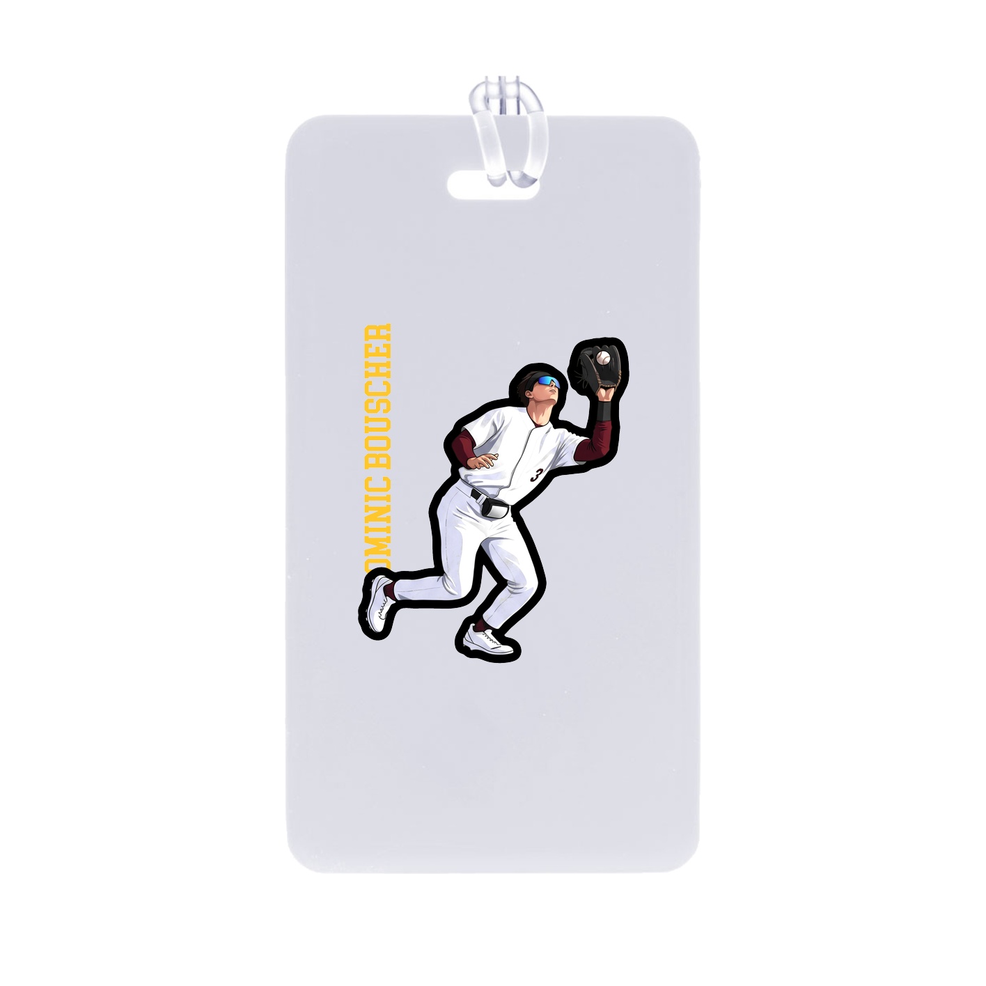 Bag Tag — Name Vertical in Classic