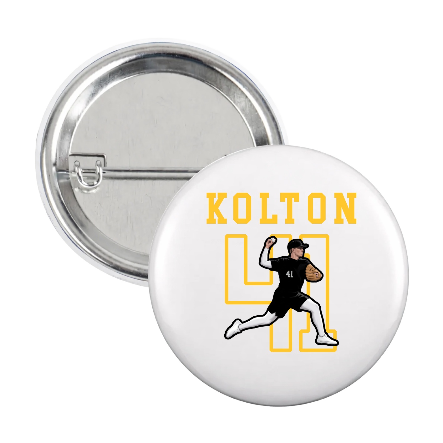 Game Day Button — Shirsey in White