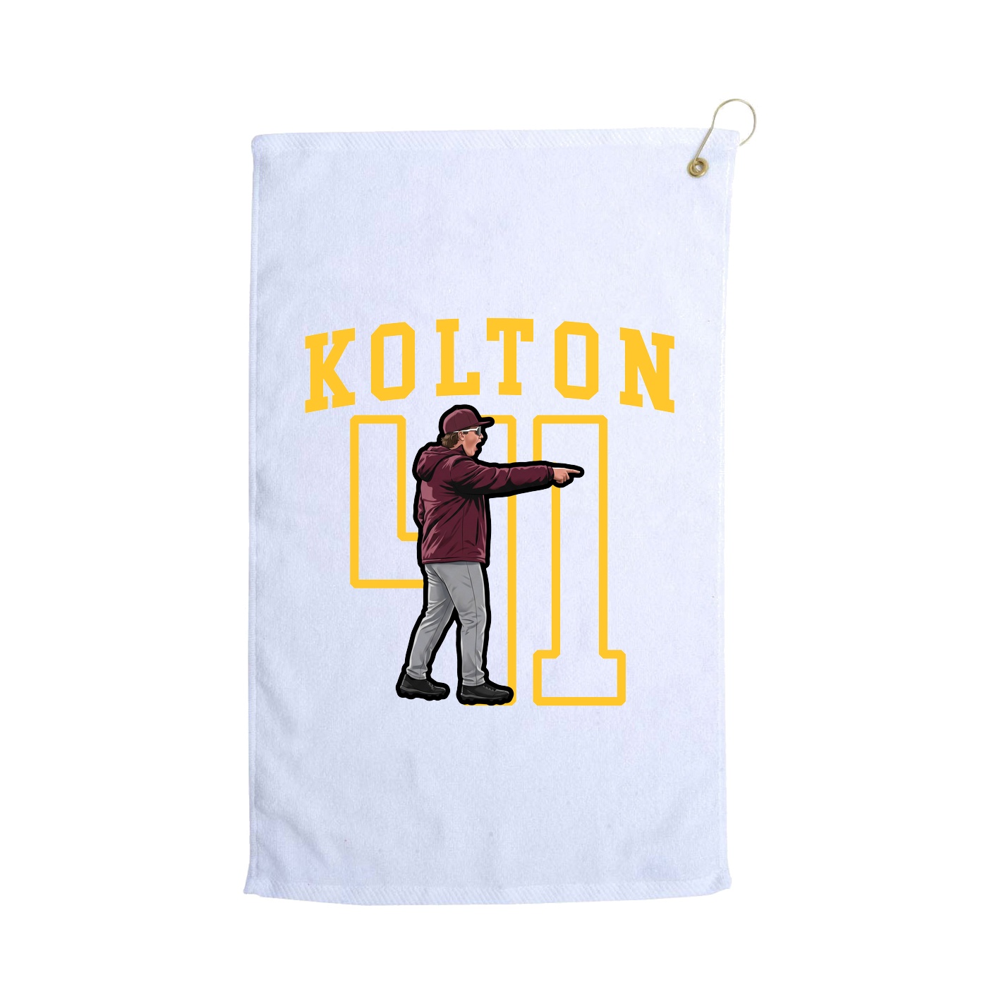 Golf Towel — Shirsey in White