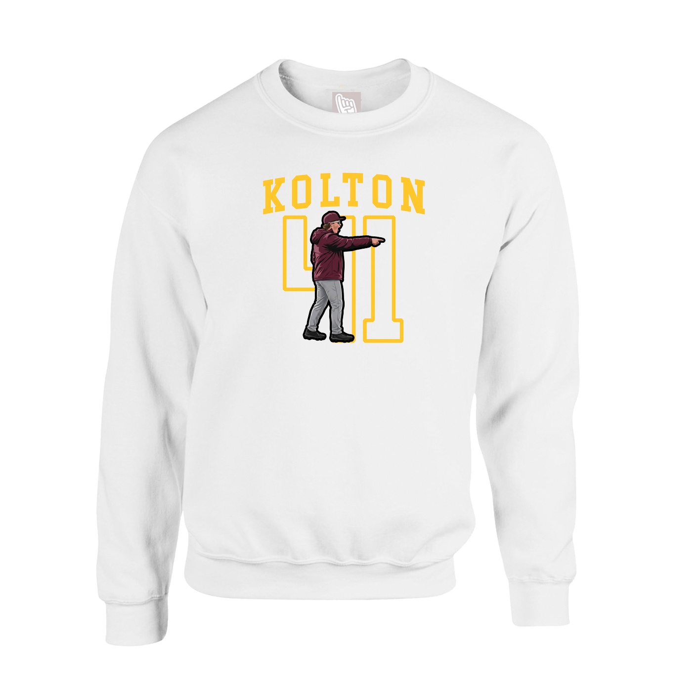 Fleece Crew — Shirsey in White
