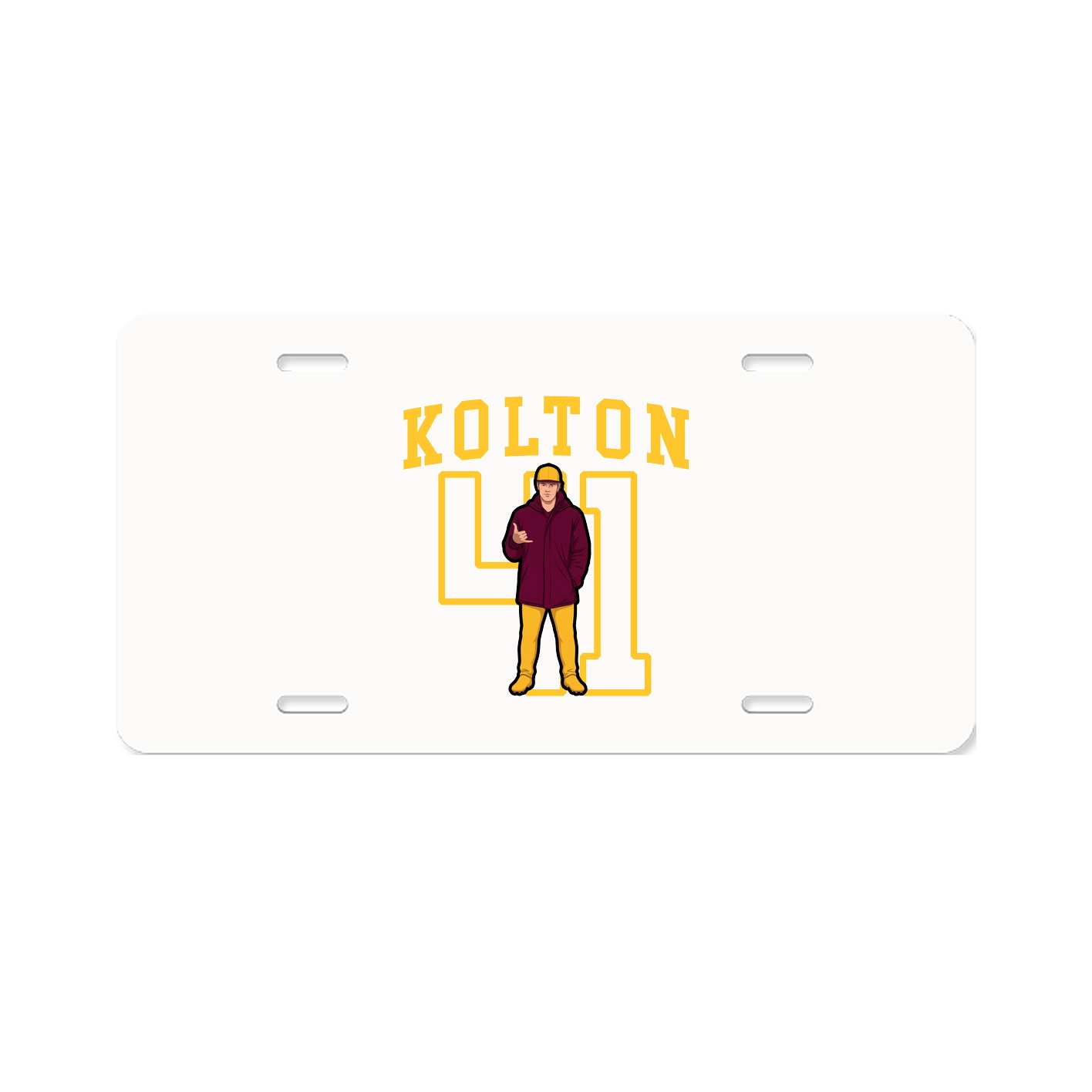 Aluminum License Plate