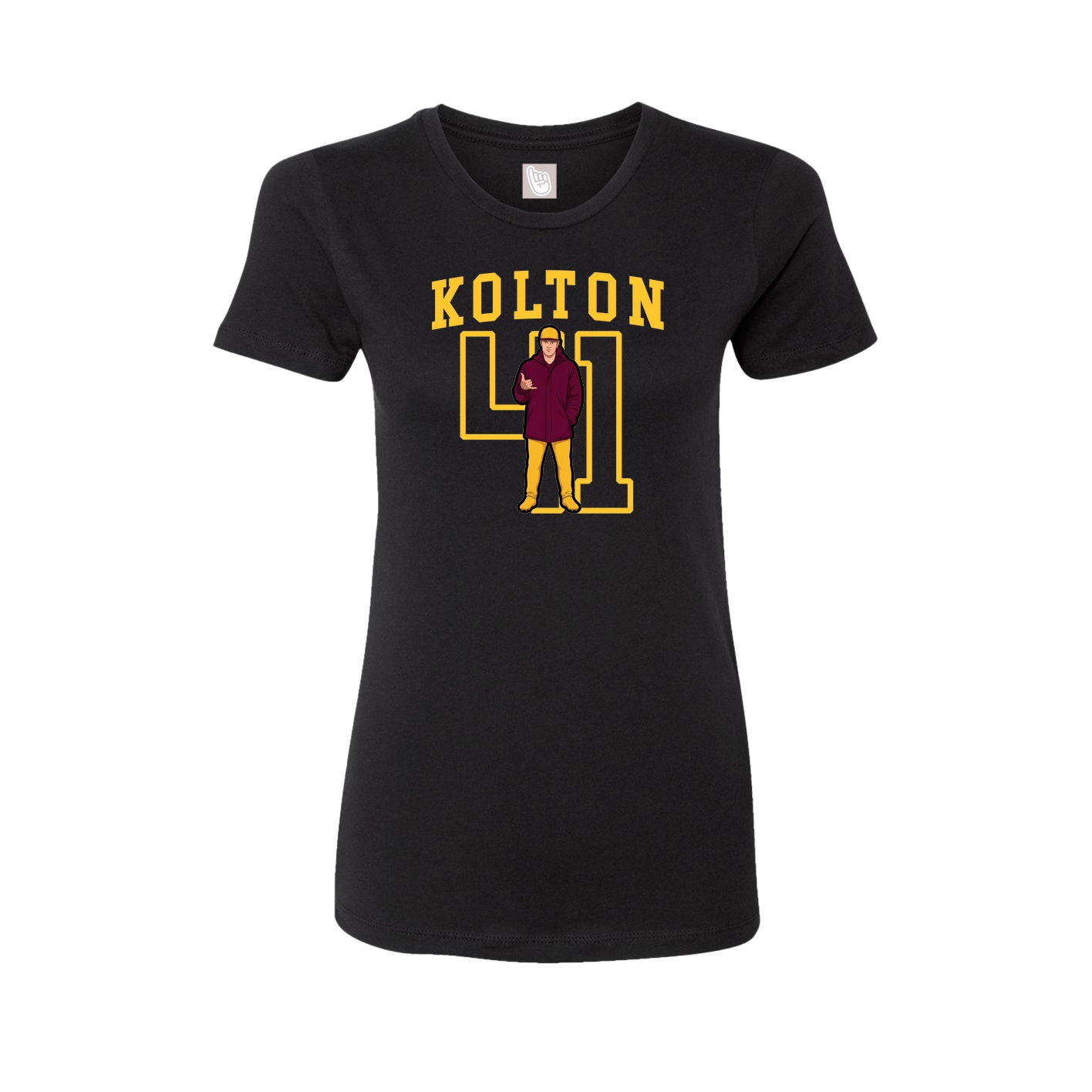 Fitted Women's Tee — Shirsey in Black